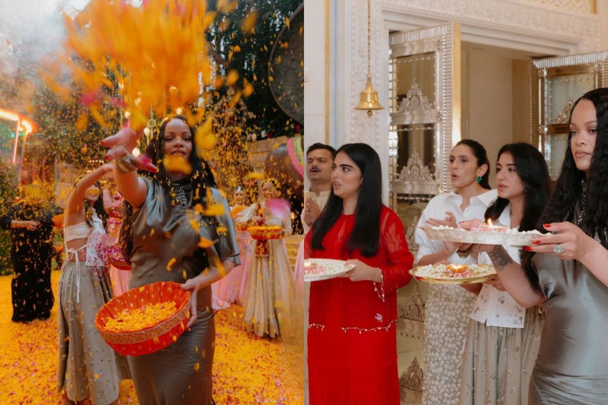 Rihanna in Ambani Home