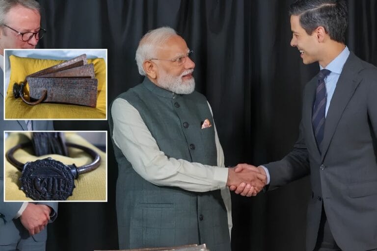 PM Modi’s Netherlands Trip Brings Home 11th-Century Chola Copper Plates