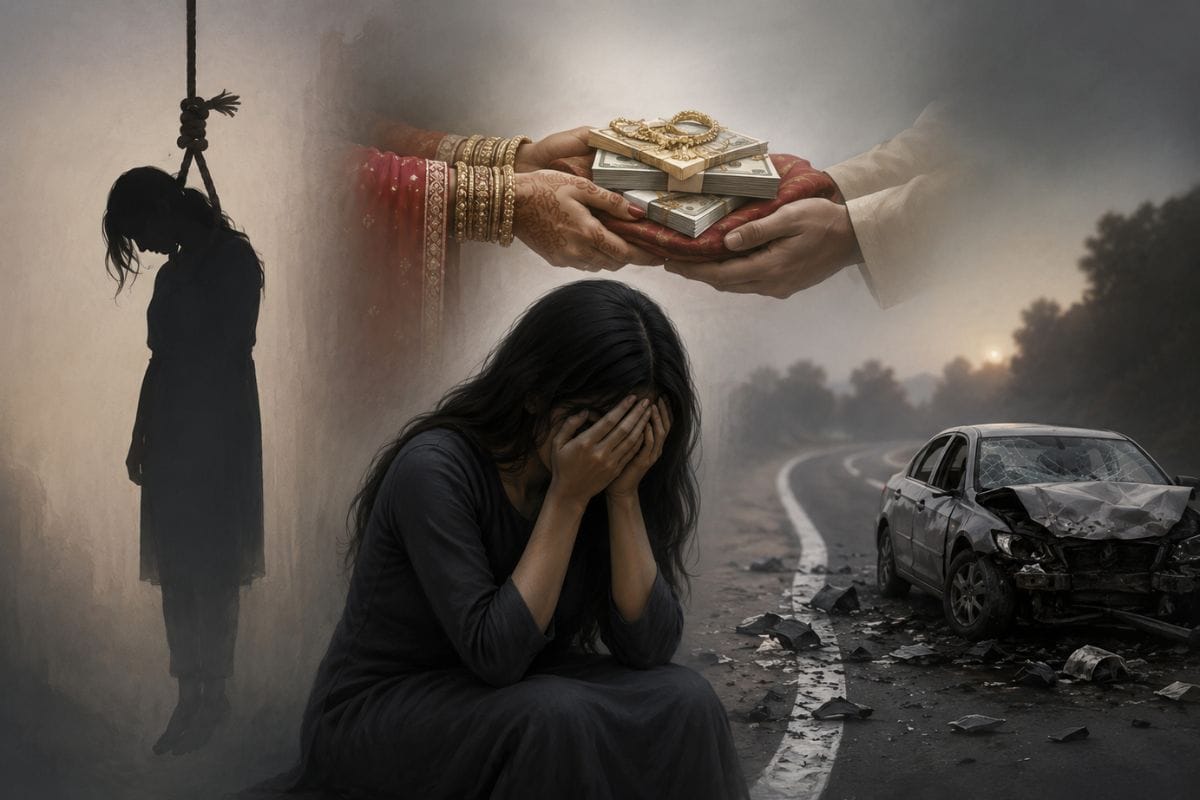How Suicide, Dowry and Road Accident Numbers Compare in India