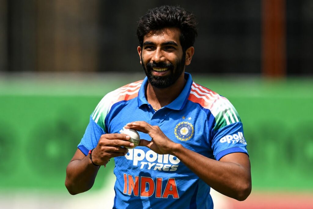 Bumrah's opening spell. This was his first ODI back