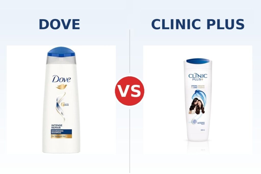 Dove Shampoo vs Clinic Plus Shampoo