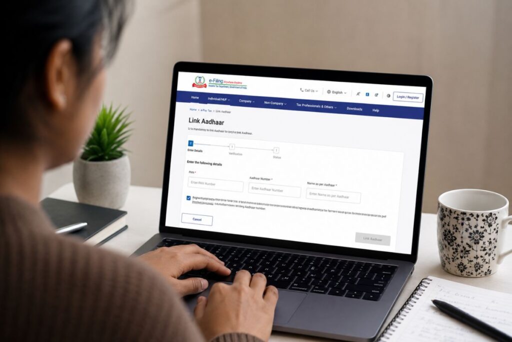 How to Link Aadhaar with PAN Card Online