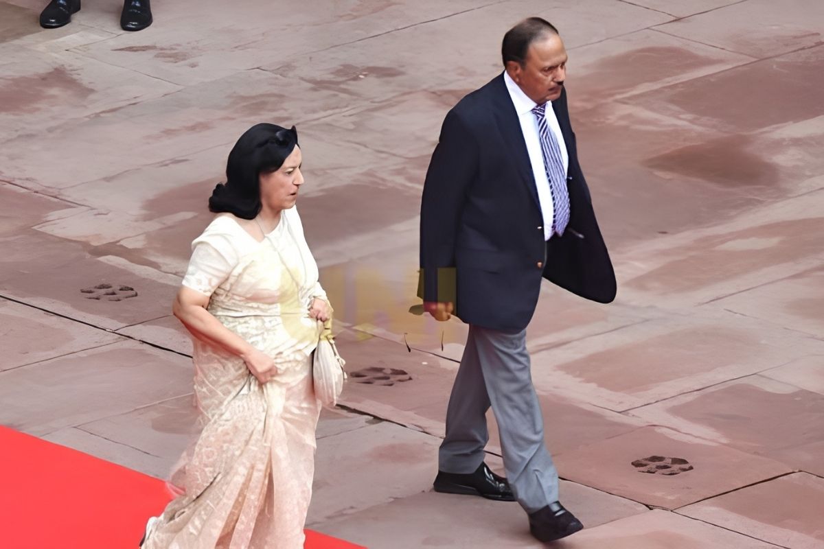 Aruni Doval and Ajit Doval