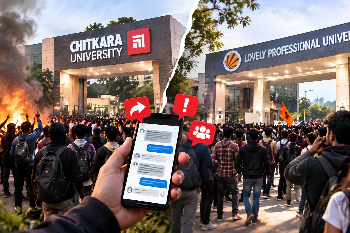 Chitkara University and LPU Protests