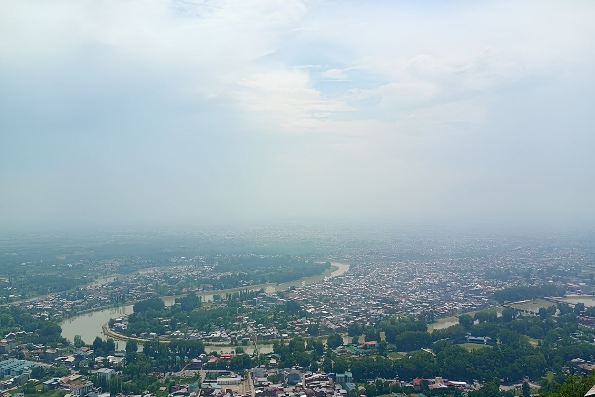 Dal Lake View from Shankaracharya Hill