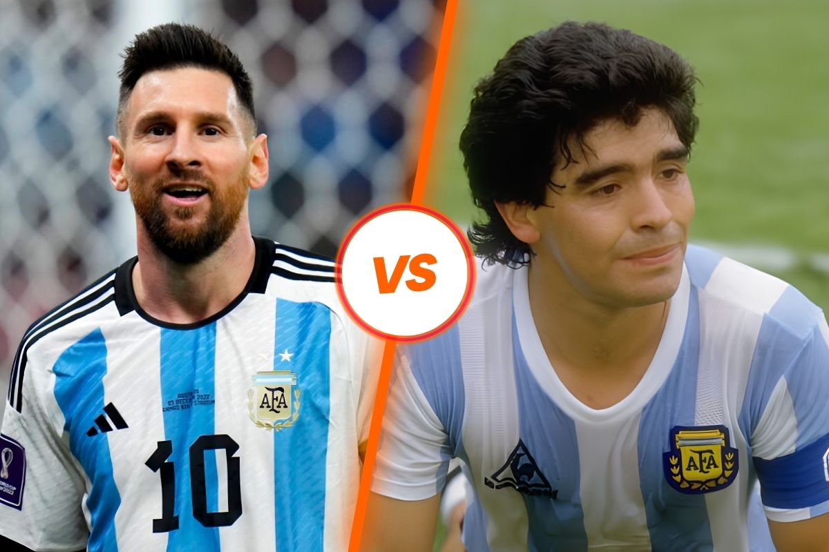 Messi vs Maradona Two No. 10s, Two Completely Different Stories