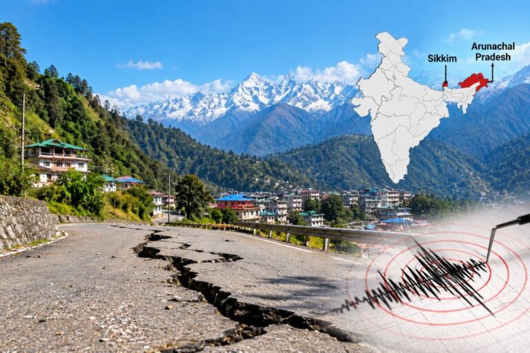Earthquake Activity Near Arunachal Pradesh